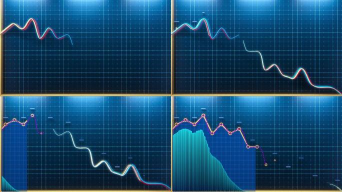 经济危机图表货币失败下滑