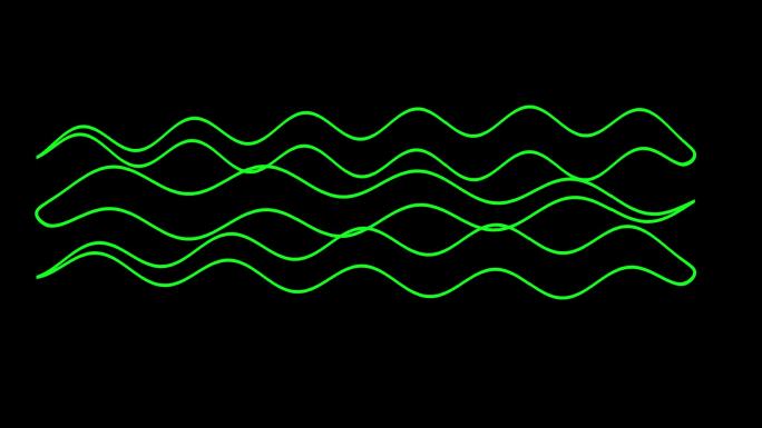 激光线条波浪起伏-2