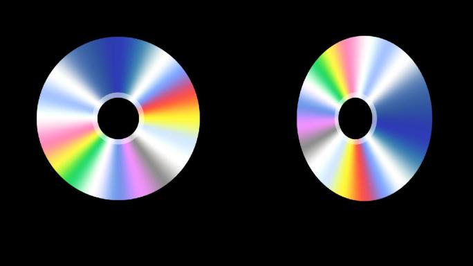 MV旋转的光碟DVD，Alpha透明通道