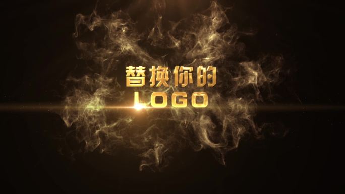 简介大气震撼金色片尾LOGO