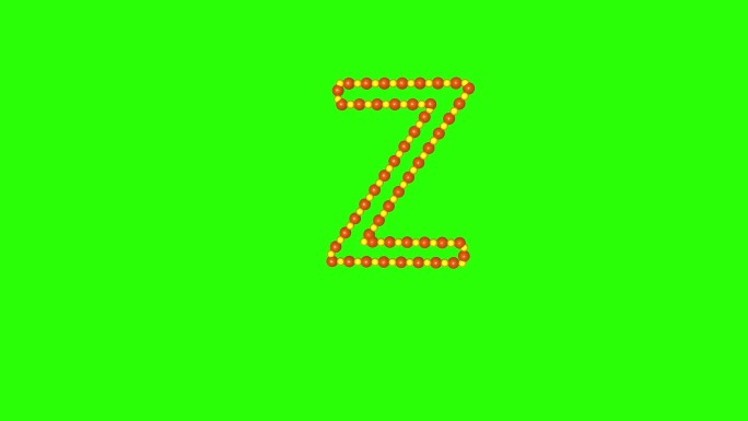 小球转动字母Z动画设计