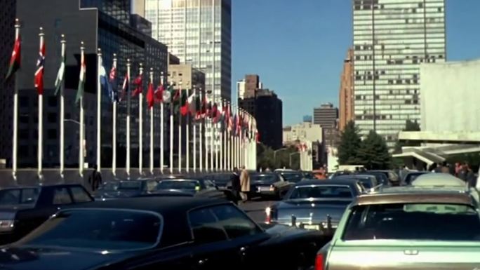 联合国大楼大会内景60年代70年代