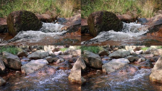 实拍高帧升格水流视频