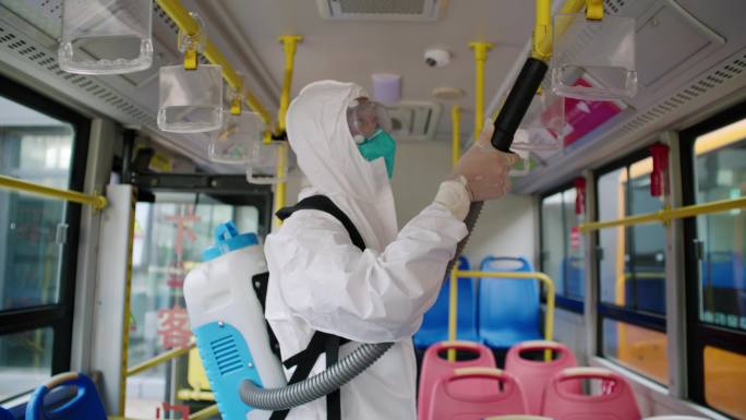 公交车消杀 消毒 疫情