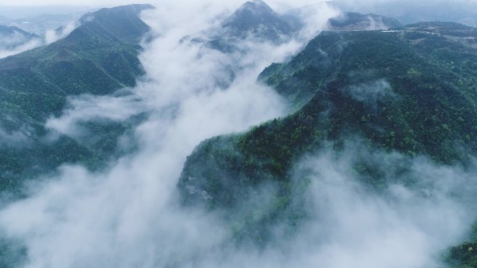 山川云海云雾大自然云雾缭绕