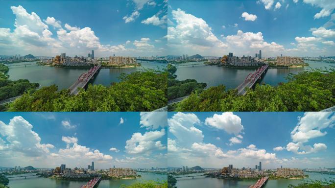 广西柳州半岛6K高清文慧桥延时视频