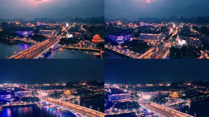 桂林解放桥延时视频