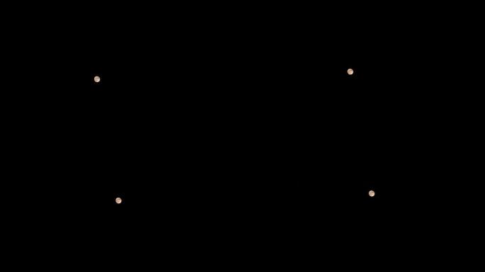 月亮运动轨迹4K实拍短片