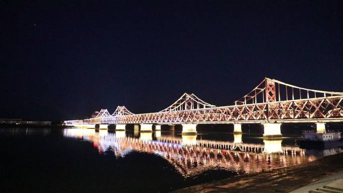 鸭绿江断桥夜景6