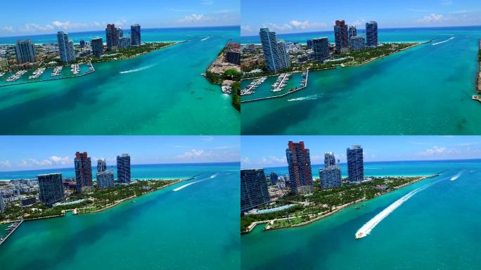 航空录像迈阿密海滩