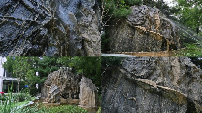 园林景观山石流水