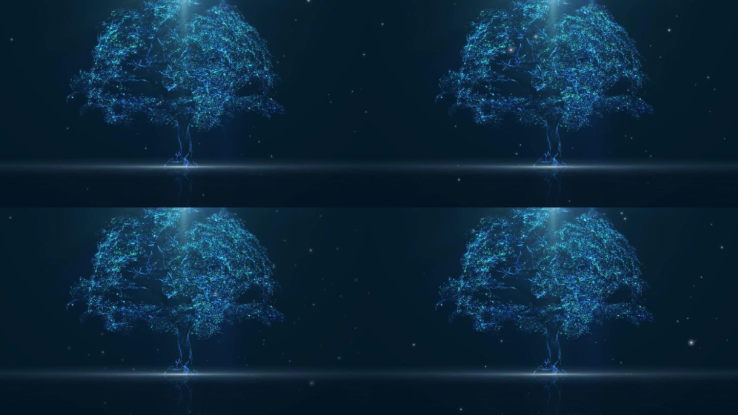蓝色梦幻唯美大树2
