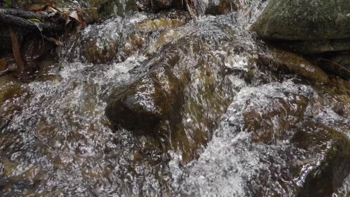 天然水源慢镜头4K
