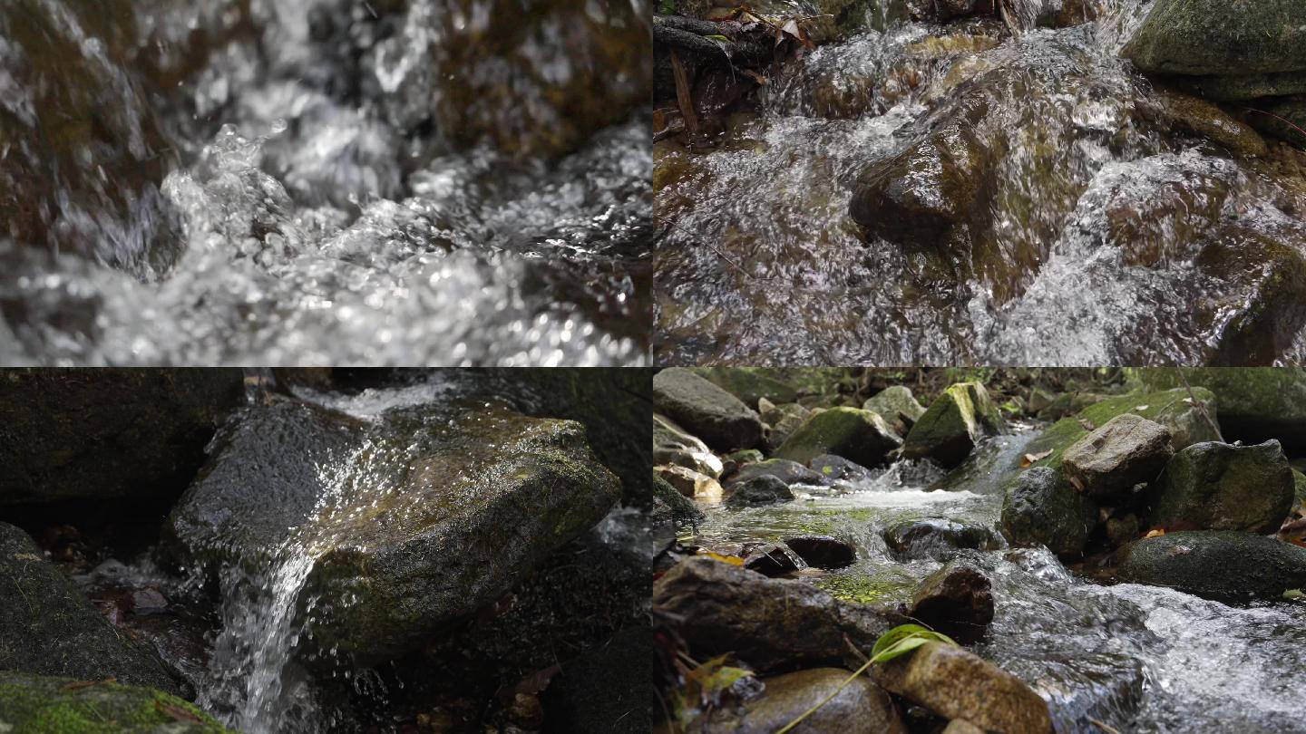 天然水源慢镜头4K