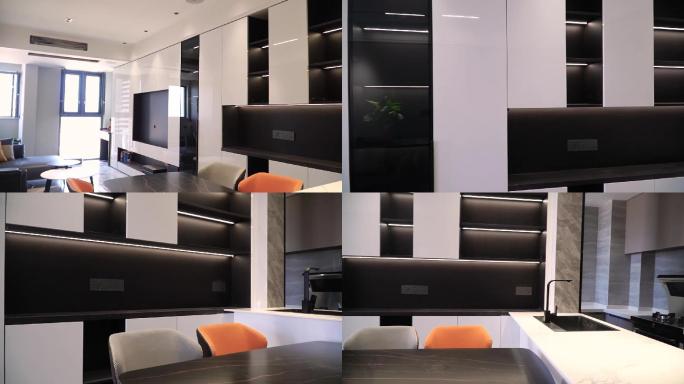 室内装修现代简约风格空间展示超清素材