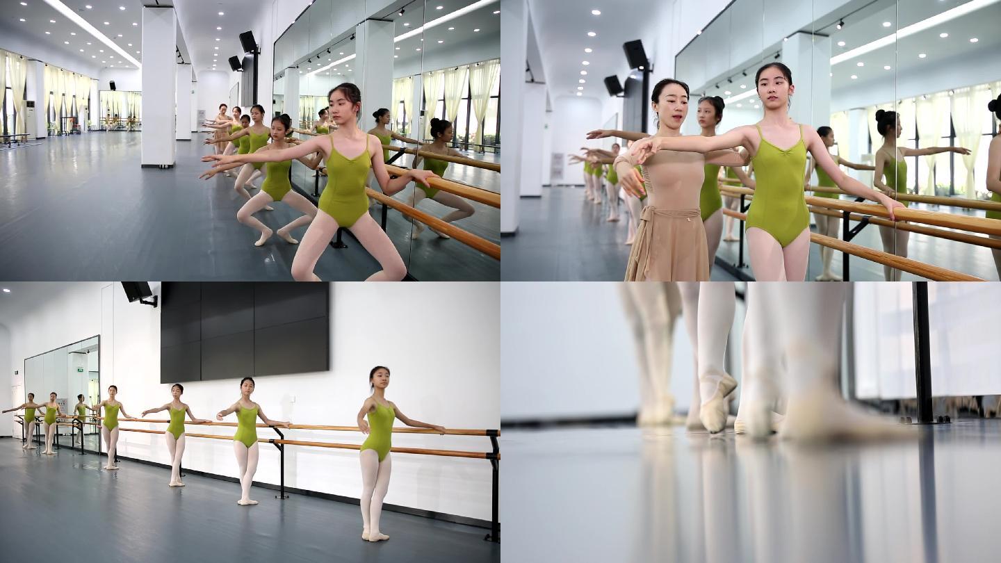 中学生芭蕾练习