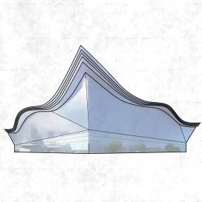 成都环球中心 线稿ae模板