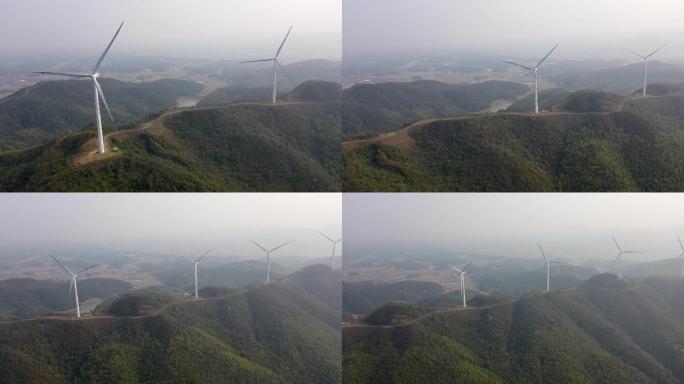 罗仙寨风电场风车