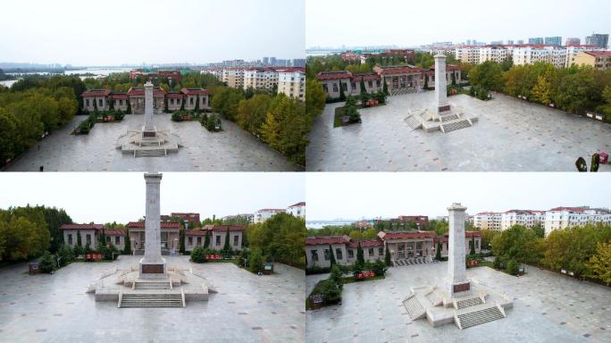 聊城革命烈士纪念馆航拍