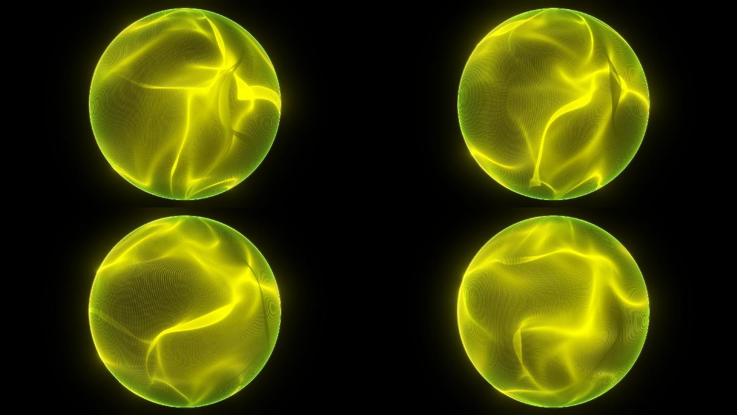 3d能量粒子球5-循环alpha通道