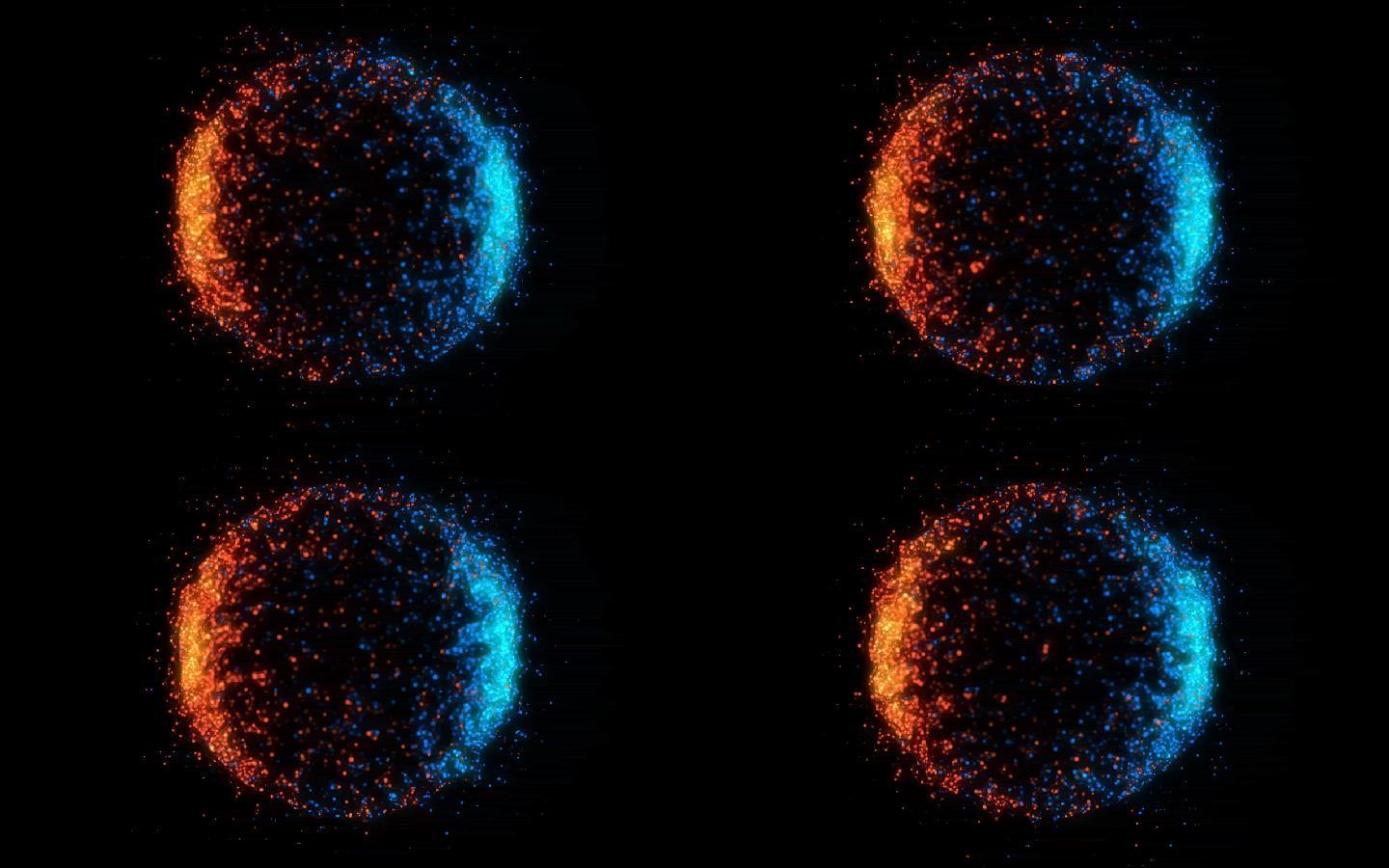冰火粒子 球形粒子  发光颗粒