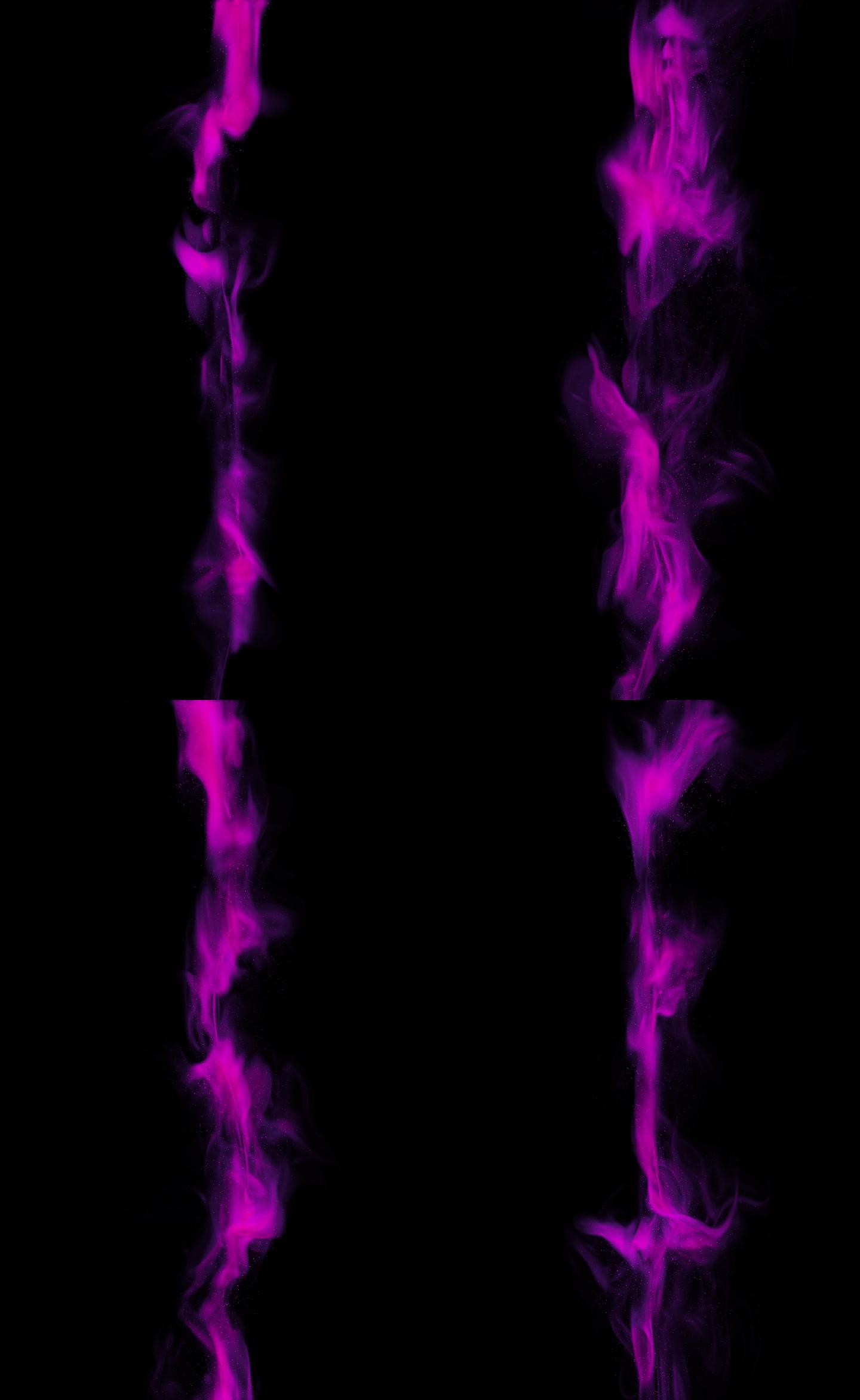 紫彩色粒子01