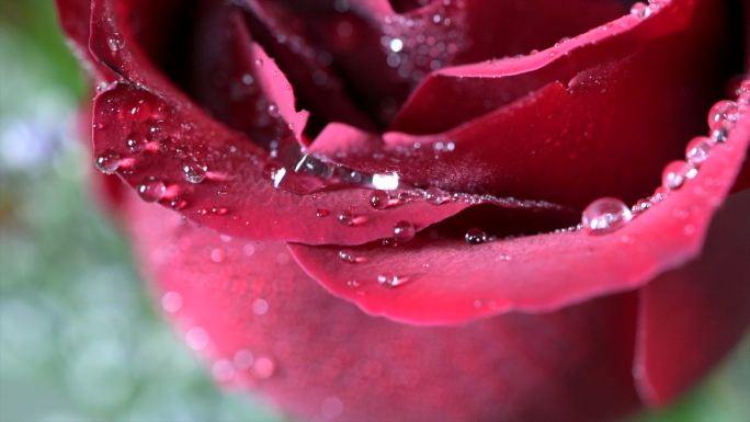玫瑰 美容  露珠 水珠 花瓣 唯美落下