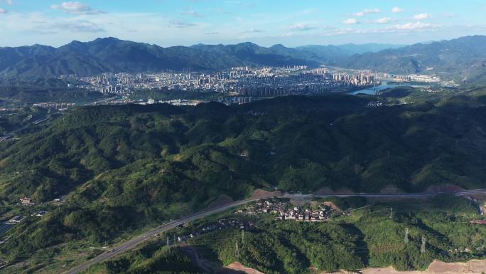 丽水高空航拍原片