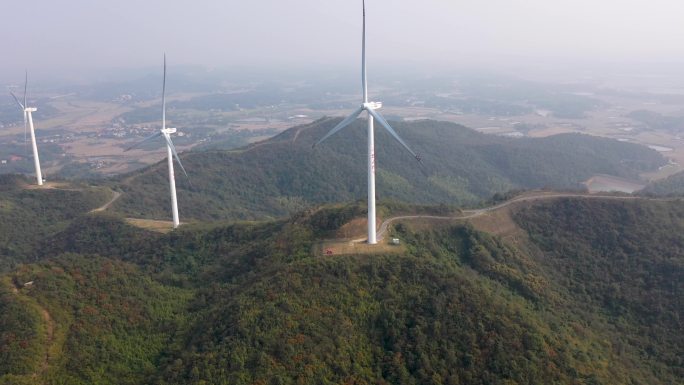 罗仙寨风电场风车（三）