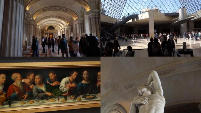 卢浮宫 蒙娜丽莎 世界名画