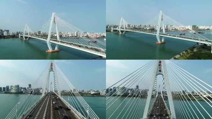 4K航拍海口新世纪大桥