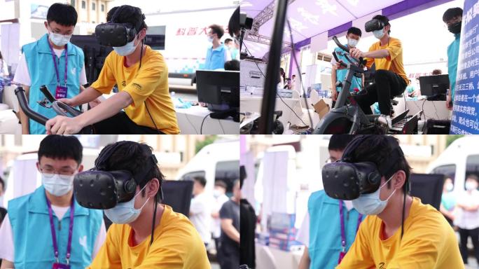 VR骑行虚拟交互游戏