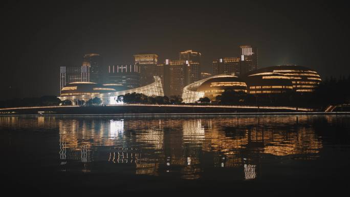 郑州商务内环CBD夜景4K