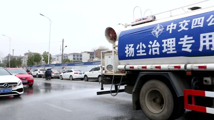 工地治理扬尘洒水车