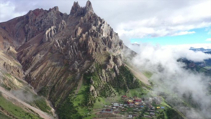 高海拔地区风景 云海延时