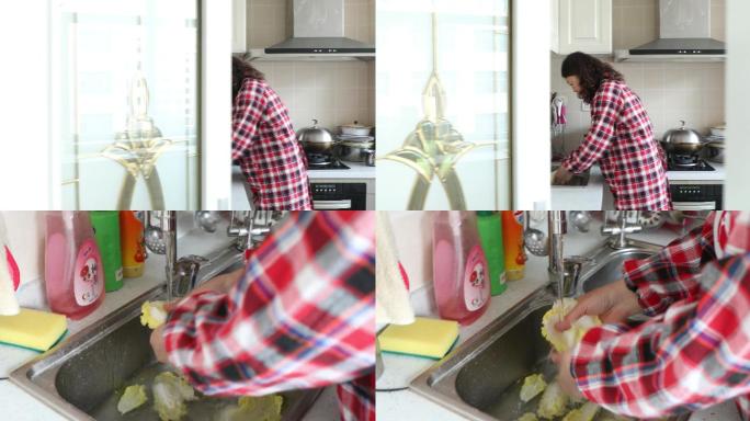 洗菜