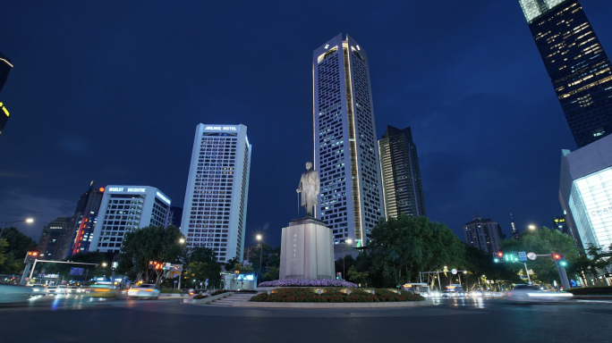 南京夜景，河西夜景