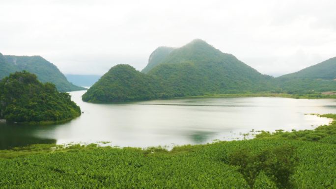 东方小桂林俄贤岭山水绿色森林植被河流1