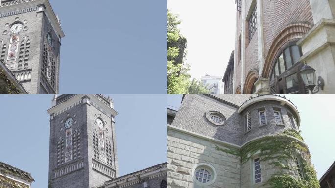 实拍4K重庆两江影视城民国风情街