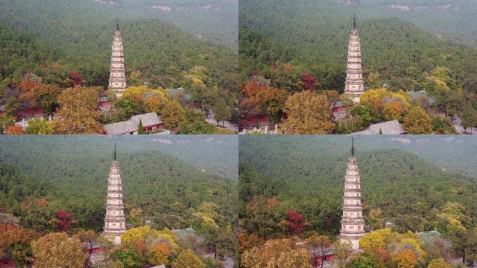 山东济南市灵岩寺秋季风光