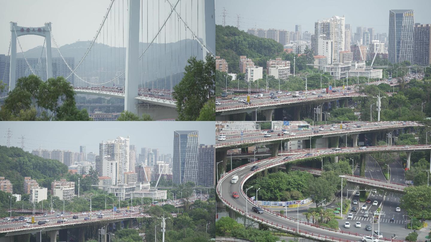 海沧大桥 4K 高架