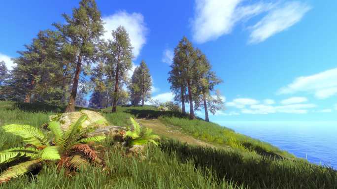 【4K】松树湖水