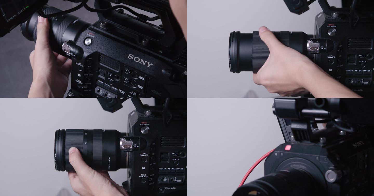 4k 摄影器材索尼fs7摄影师摄影机摄像