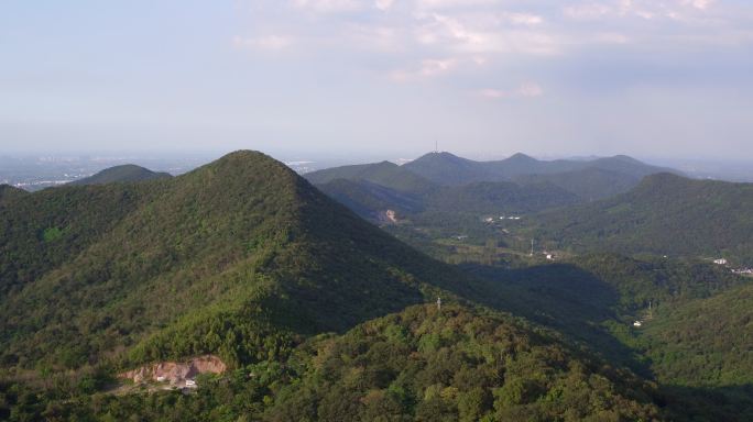 航拍群山蜿大山远蜒景