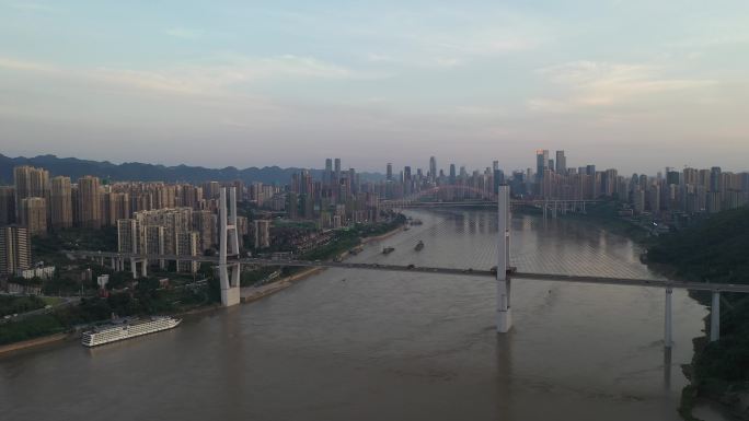 中国重庆城市风光航拍 4K