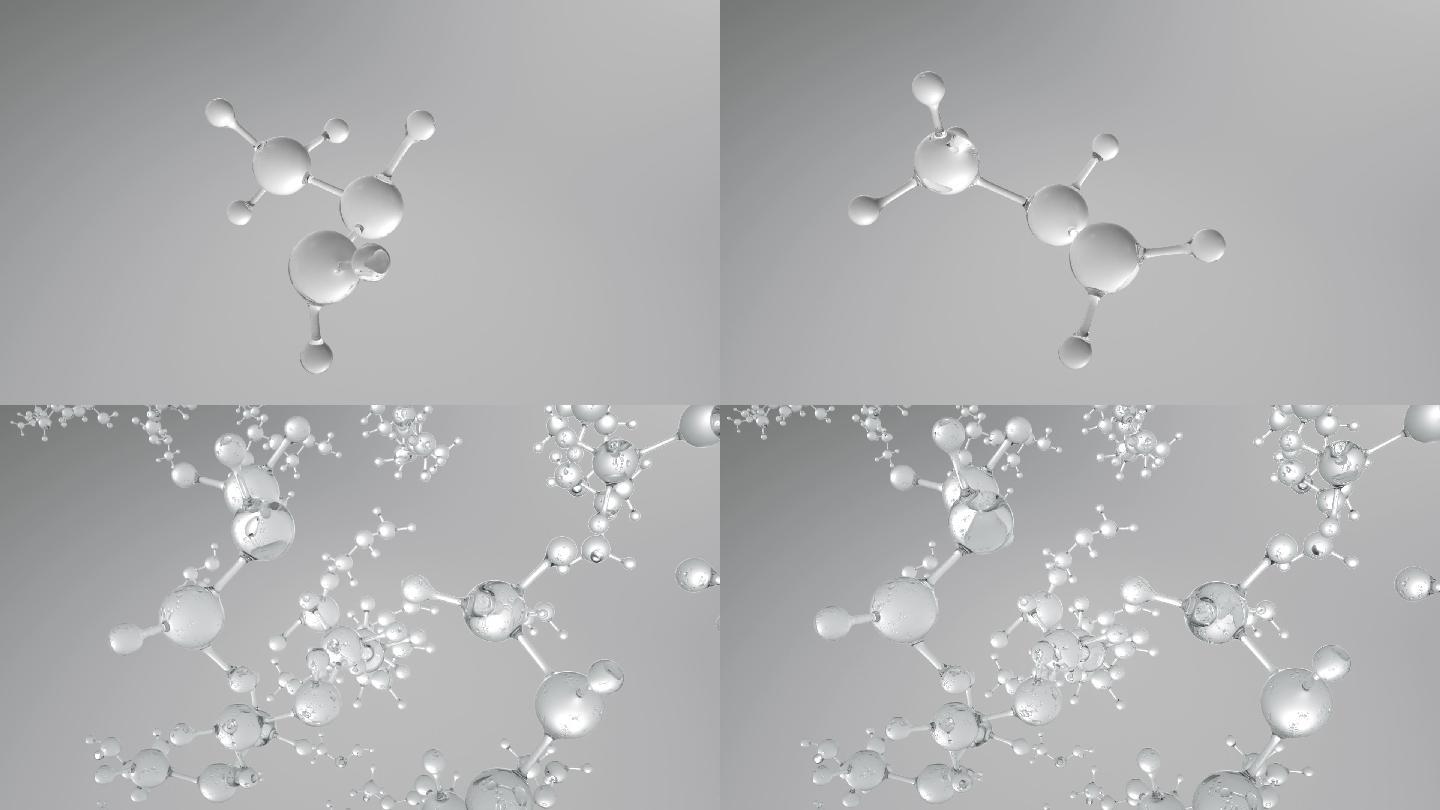 透明水分子