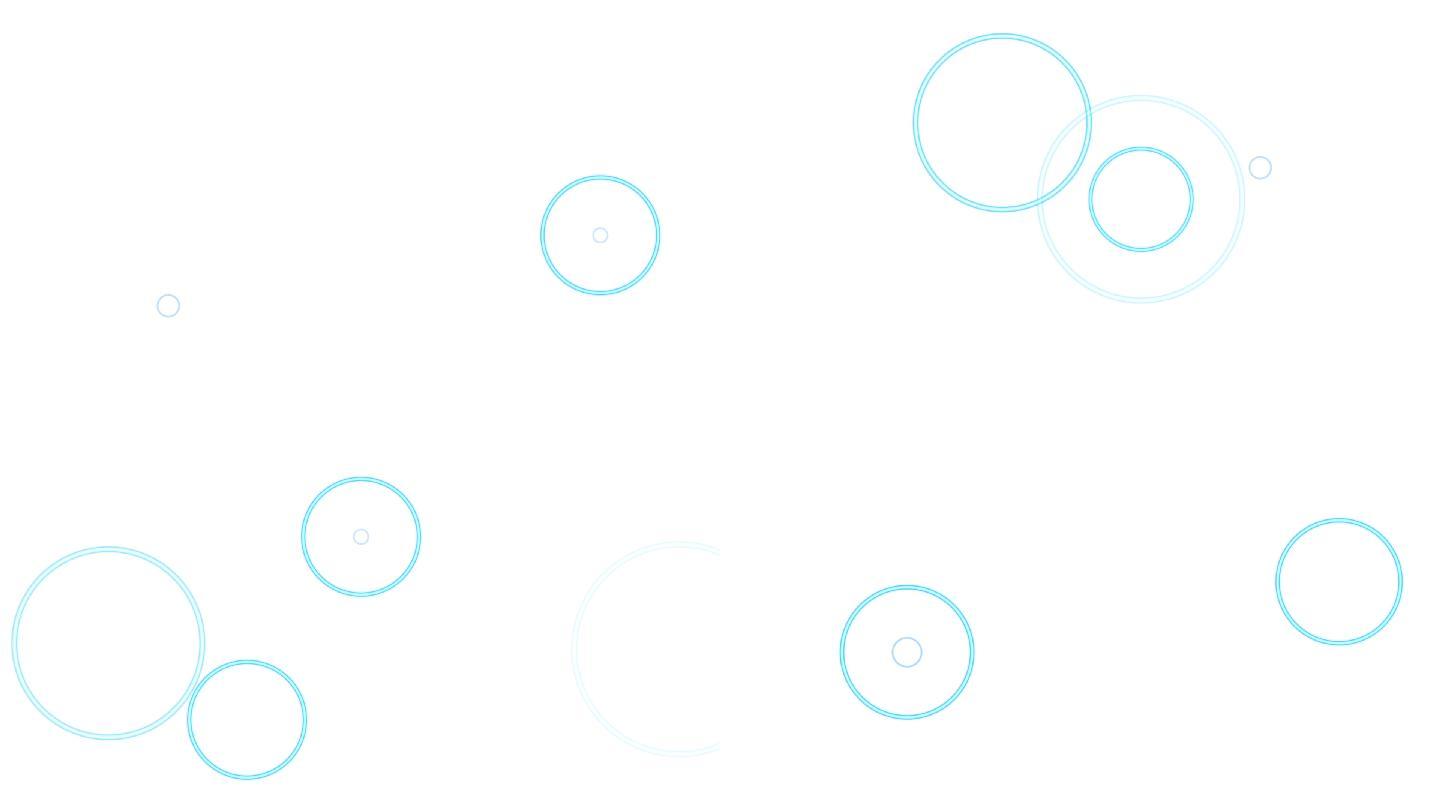 白色背景蓝色圆圈放大消失循环过场