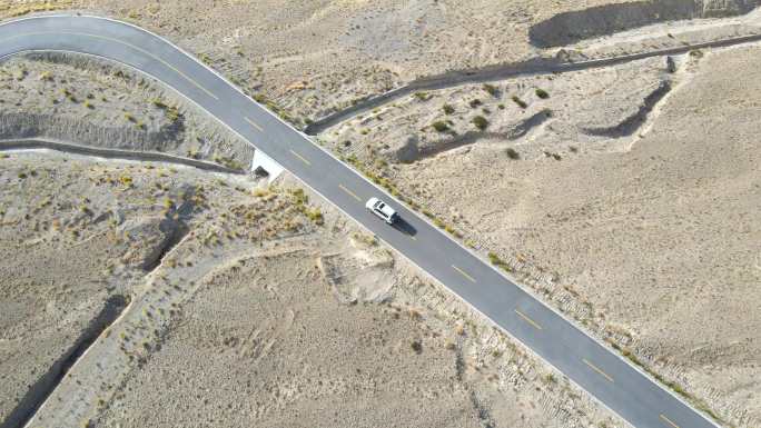 西藏自驾4k航拍 318国道十八弯 公路