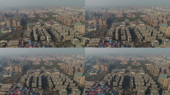 许昌城市建筑空镜航拍