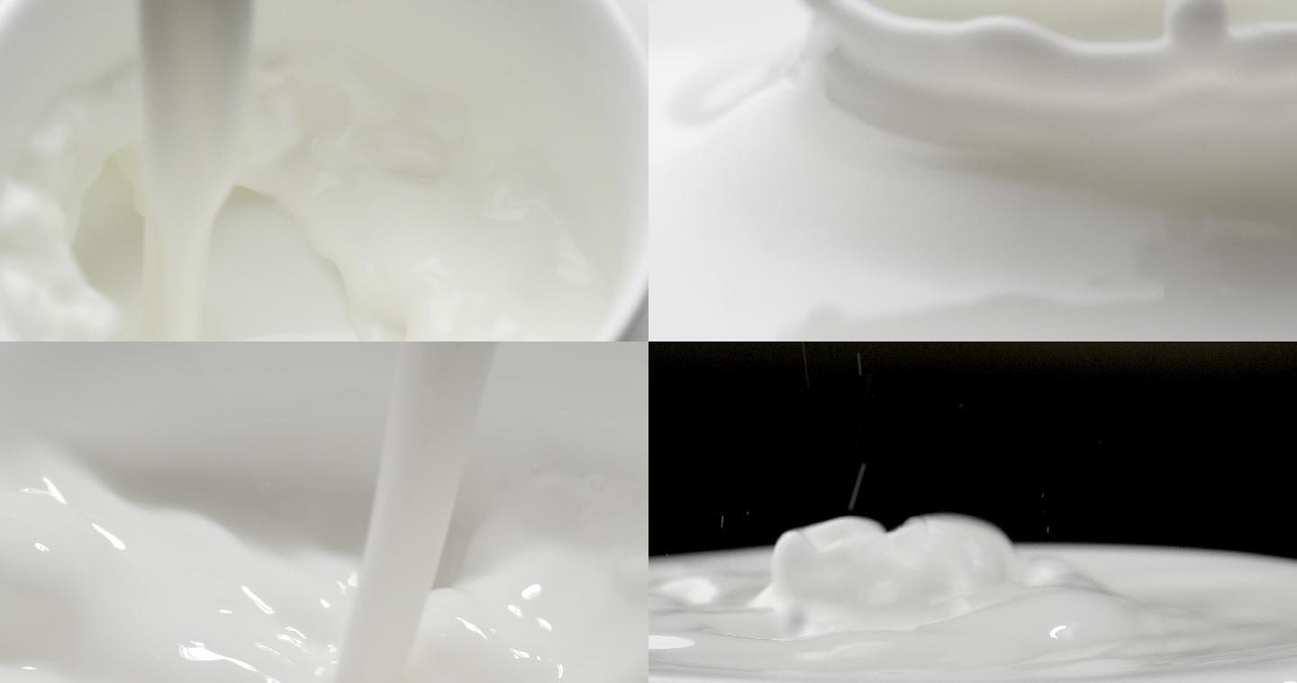 牛奶 滴牛奶 倒牛奶 牛奶升格